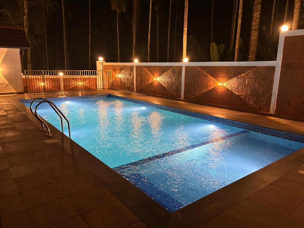 Pool Space At A Wayanad Homestay