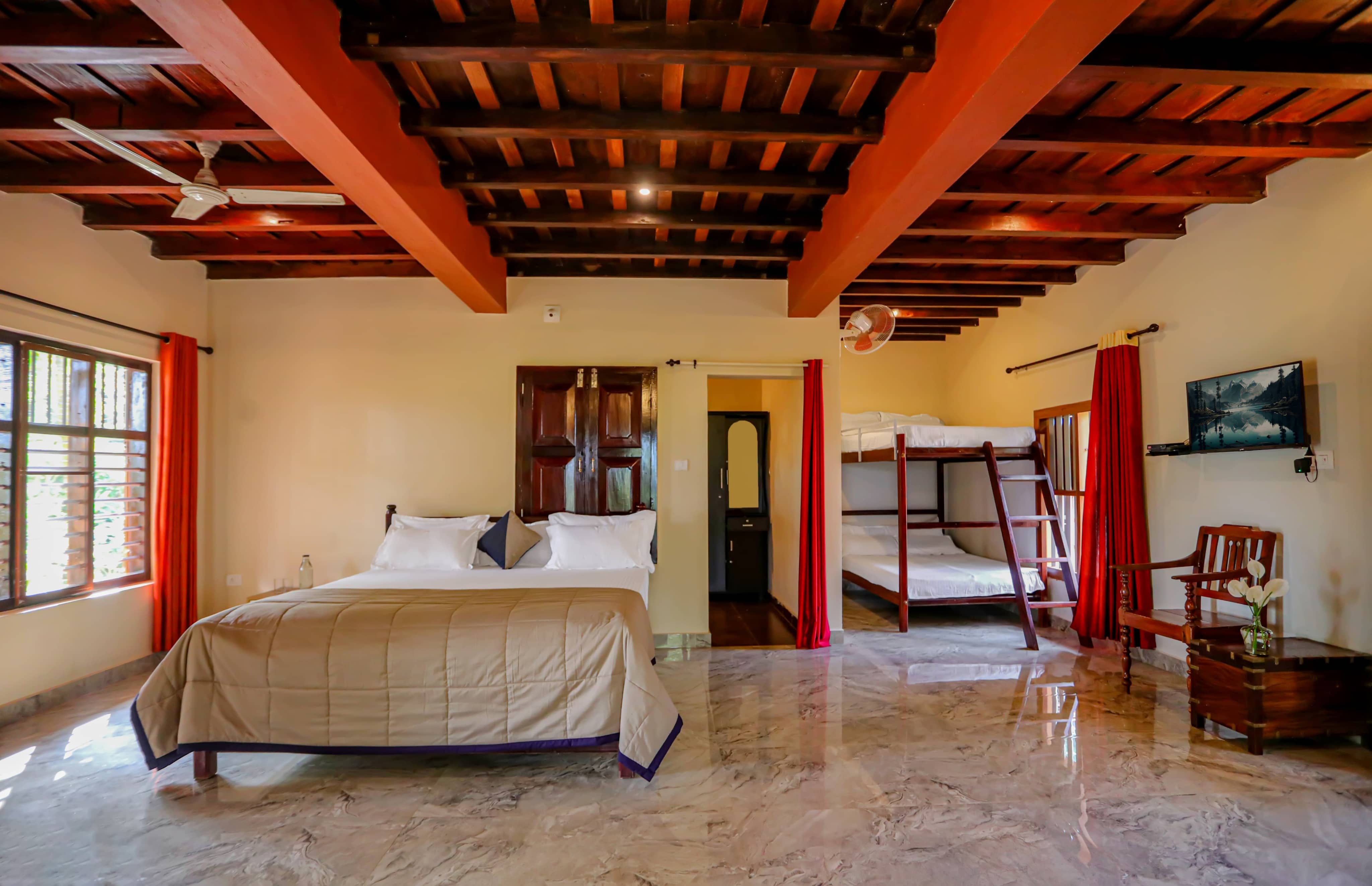 Premium room interior at Kudajadri Drizzle